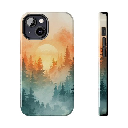 Sunset Forest Mist Tough Phone Case -Just Gigi IFYKYK