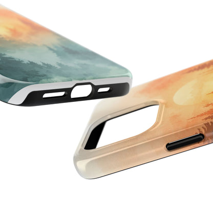 Sunset Forest Mist Tough Phone Case -Just Gigi IFYKYK