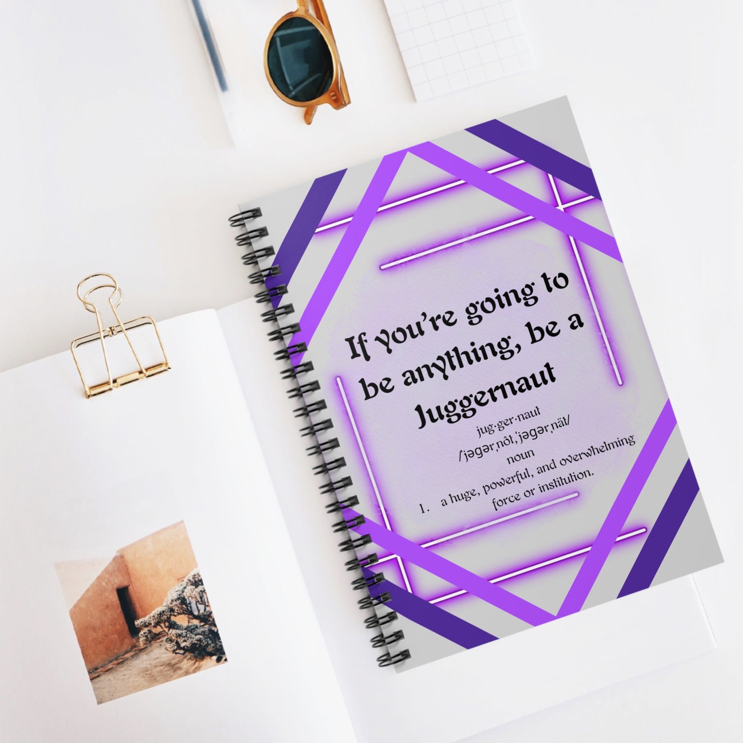 Juggernaut Inspirational Spiral Notebook Just Gigi IFYKYK