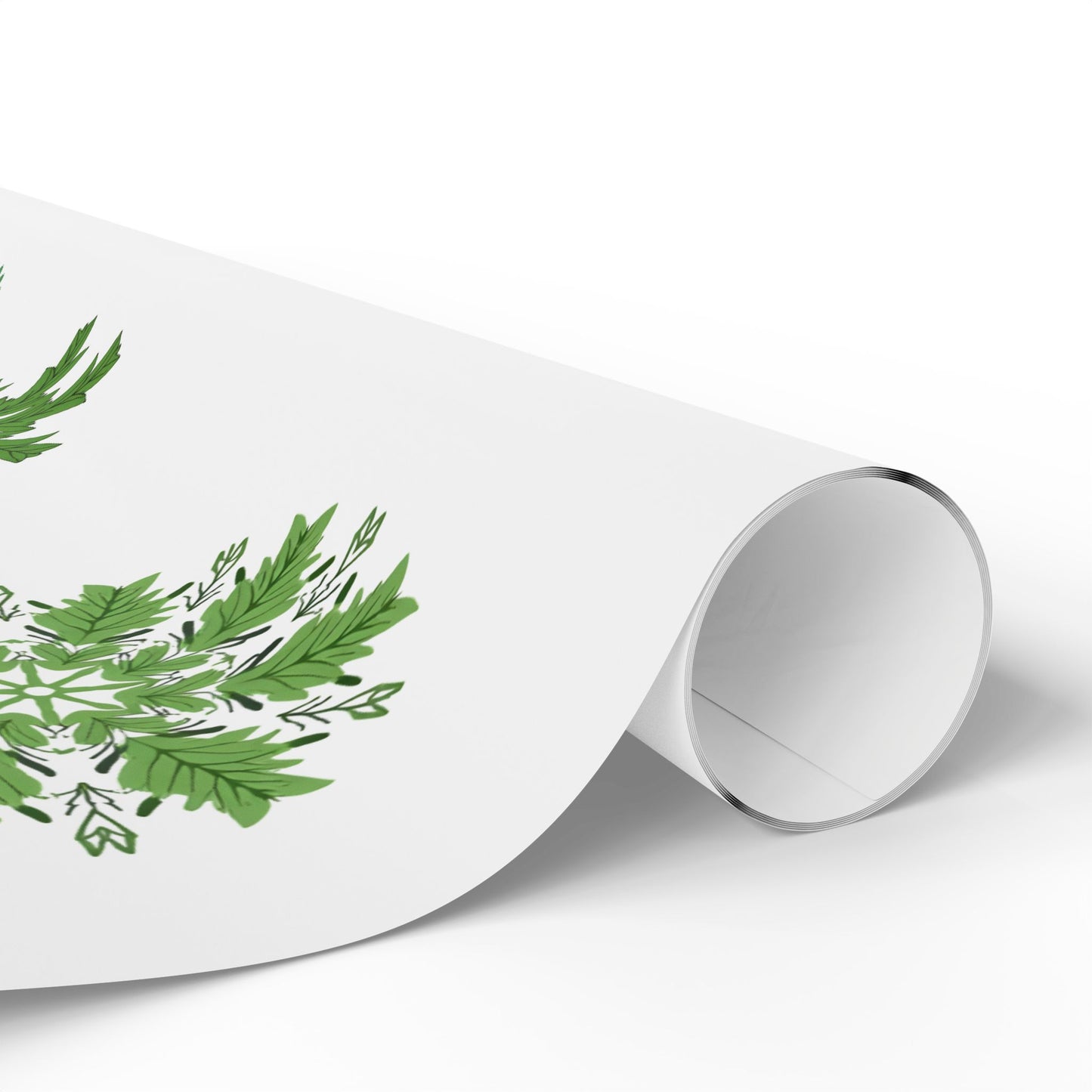 Tree Mandalas in Green Paper Roll - Just Gigi IFYKYK