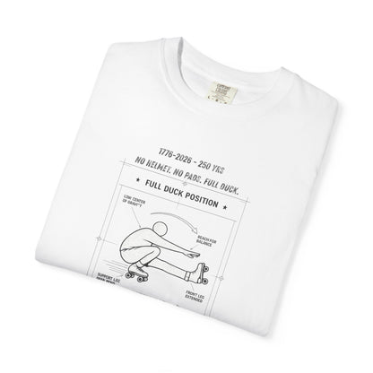 Full Duck Position Blueprint Graphic Tee - Just Gigi IFYKYK
