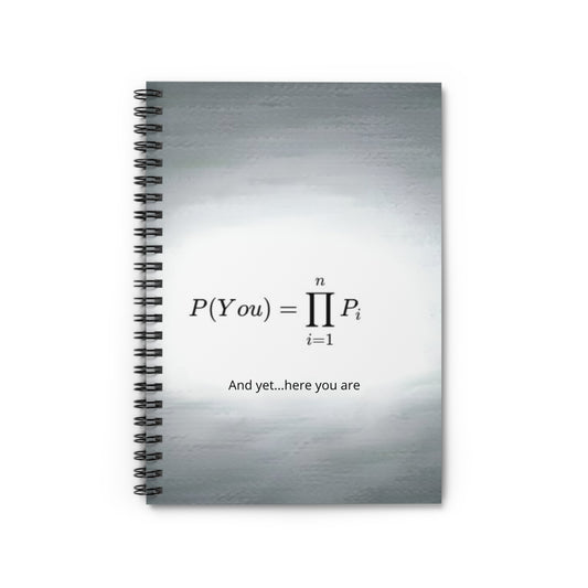 Probability of U Equation Spiral Notebook – Just Gigi IFYKYK