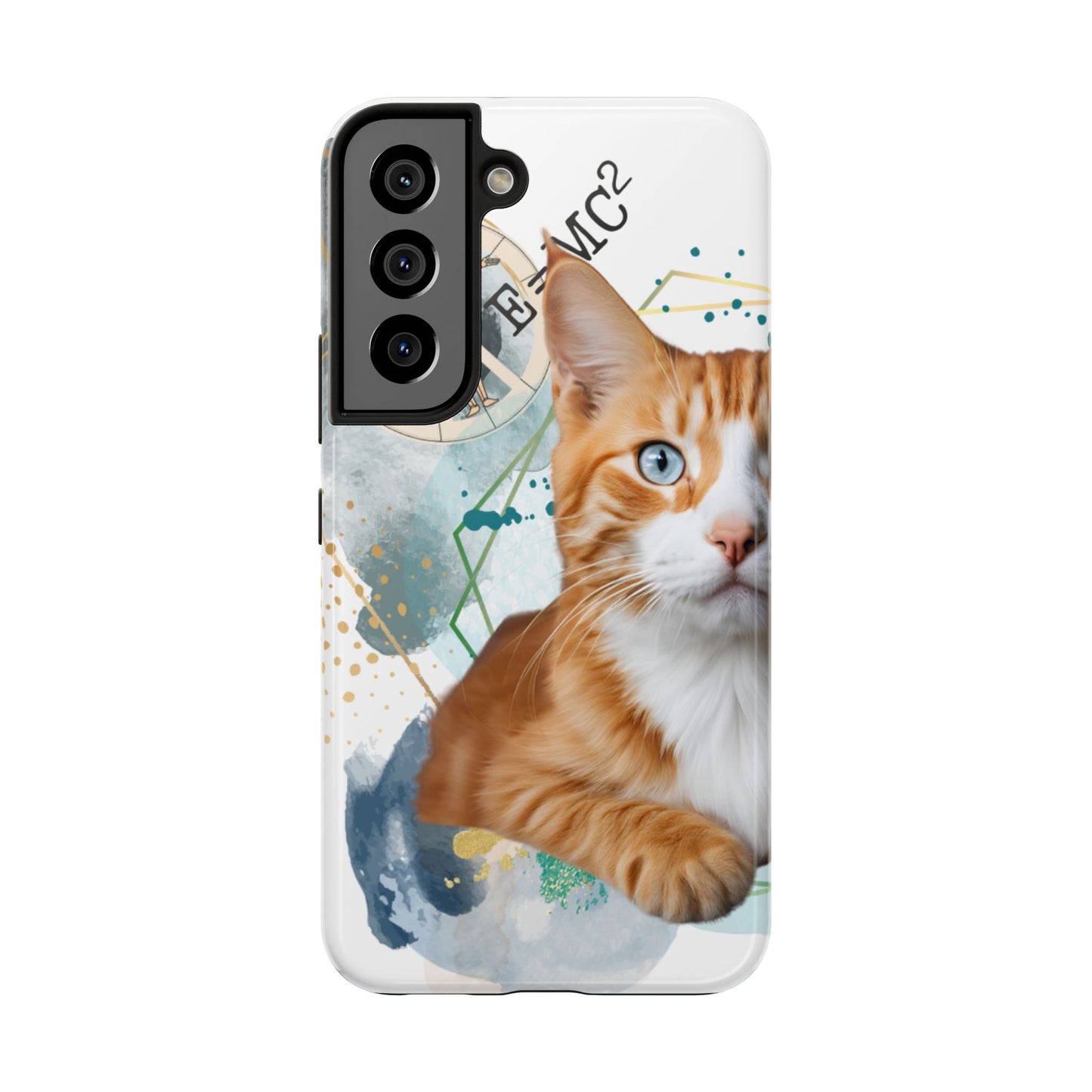 E=MC2 Cat Tough Phone Cases