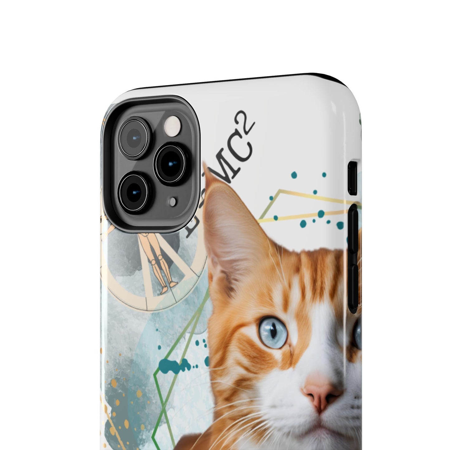 E=MC2 Cat Tough Phone Cases