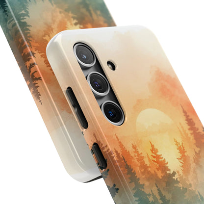 Sunset Forest Mist Tough Phone Case -Just Gigi IFYKYK