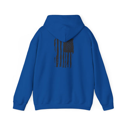 Resistance Hoodie — Vintage Flag Graphic Hooded Sweatshirt (Est. 1776)