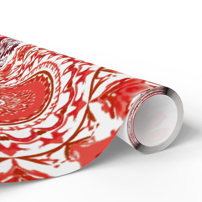 Retro Red Designer Wrapping Paper Roll — Just Gigi IFYKYK