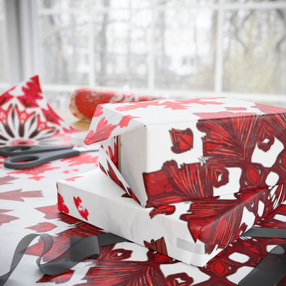 Retro Red Designer Wrapping Paper Roll — Just Gigi IFYKYK