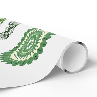 Tree Mandalas in Green Paper Roll - Just Gigi IFYKYK