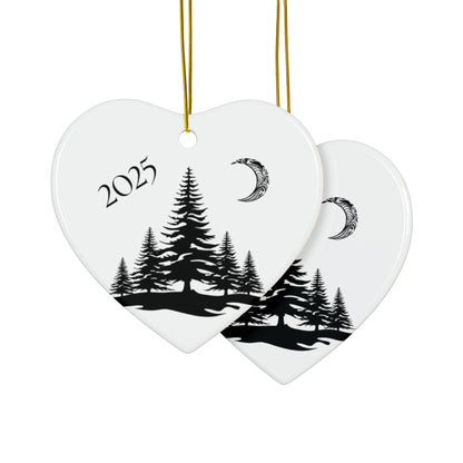 2025 Filigree Moon  Round Keepsake (2-Sided) Ornament