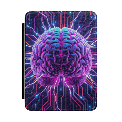 Neon Cyber Brain Kindle Cover  - Just Gigi IFYKYK