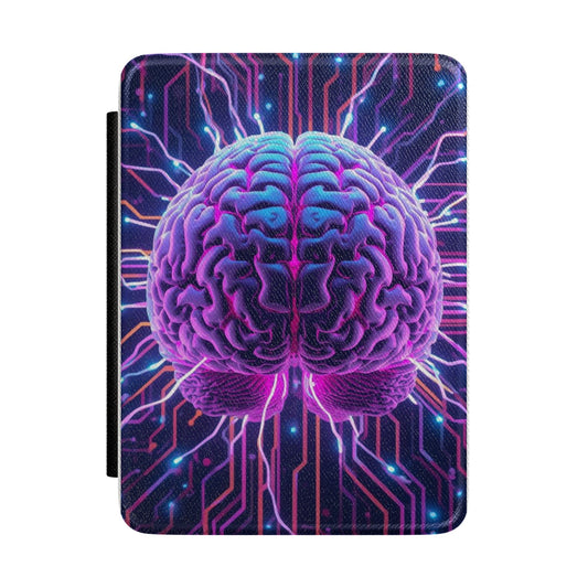 Neon Cyber Brain Kindle Cover  - Just Gigi IFYKYK