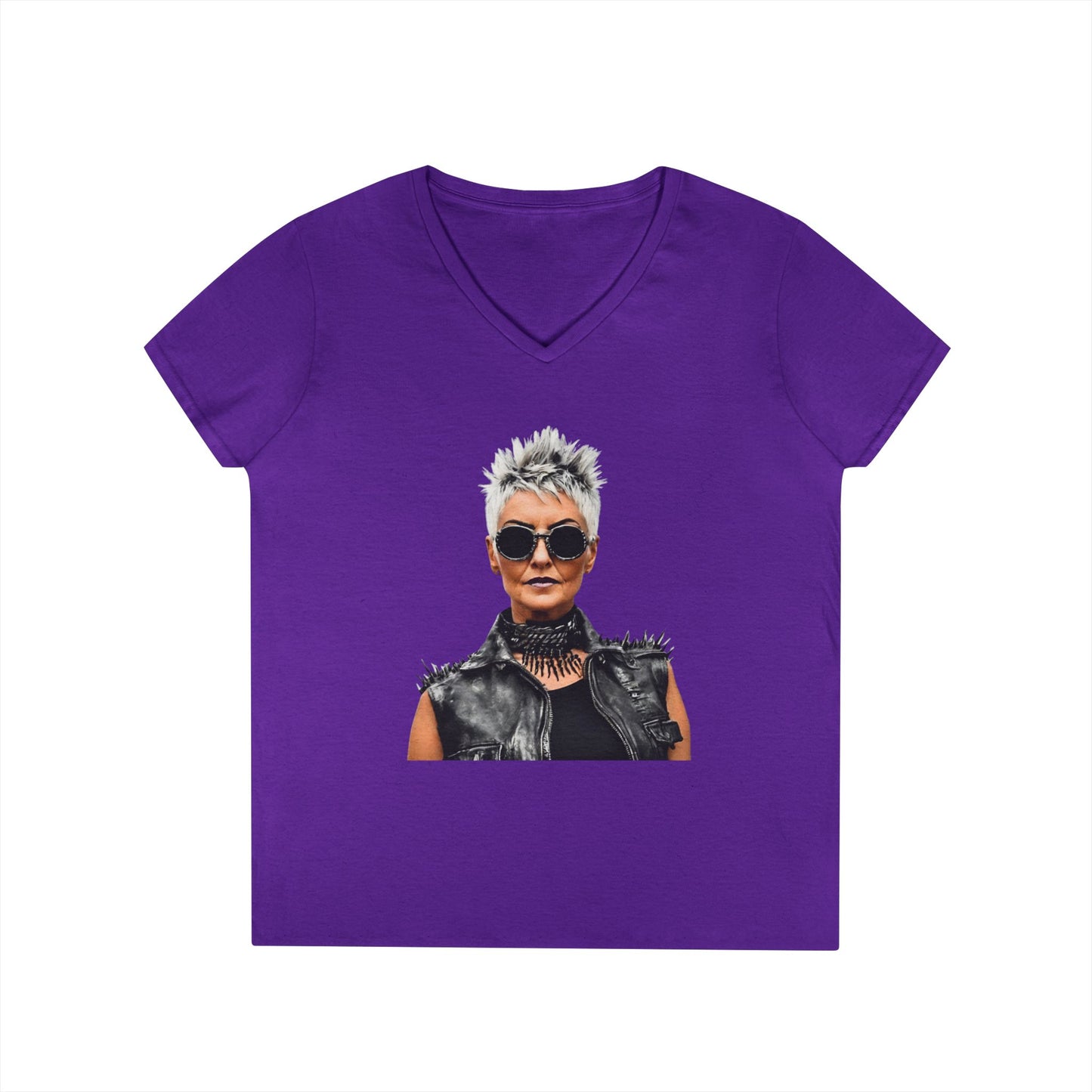 Just Gigi IFYKYK Audaciously You  Ladies' V-Neck T-Shirt