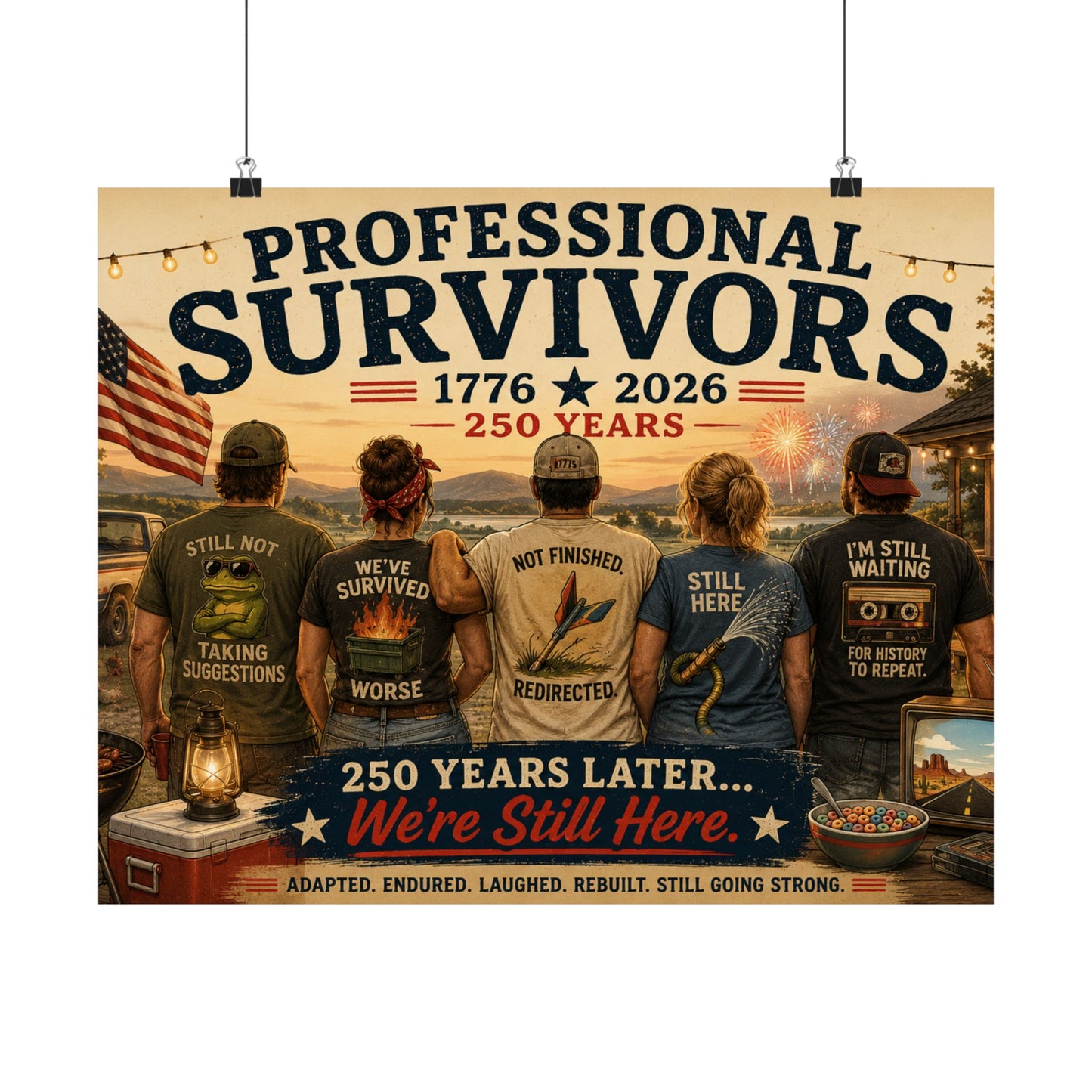 Matte Horizontal Posters