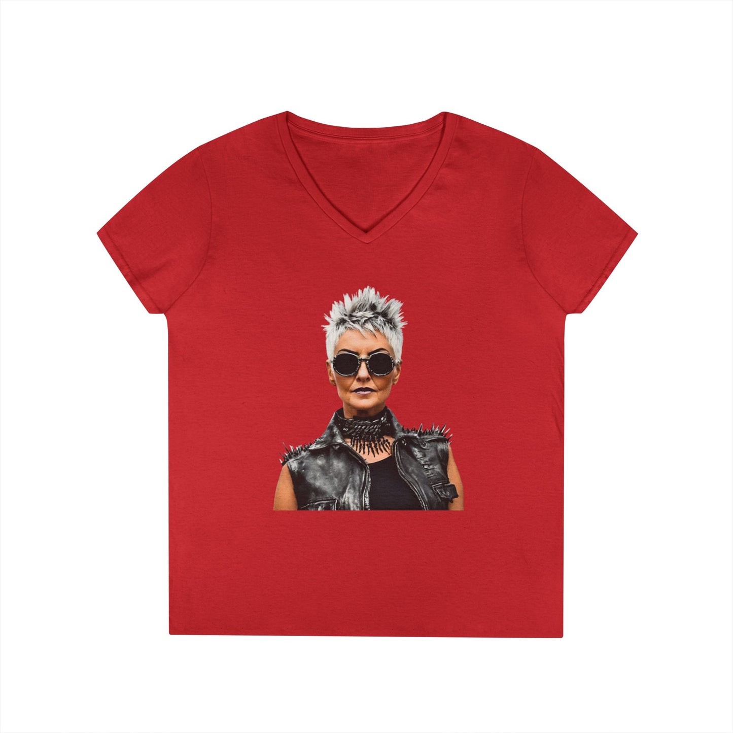 Just Gigi IFYKYK Audaciously You  Ladies' V-Neck T-Shirt