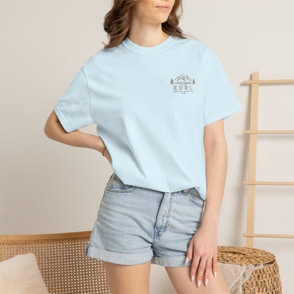 EDRL Mountain Logo T‑Shirt — Minimal Outdoor Crewneck
