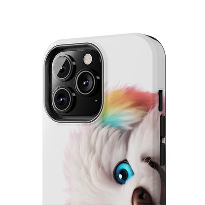 Peeking Doggo design Tough Phone Cases