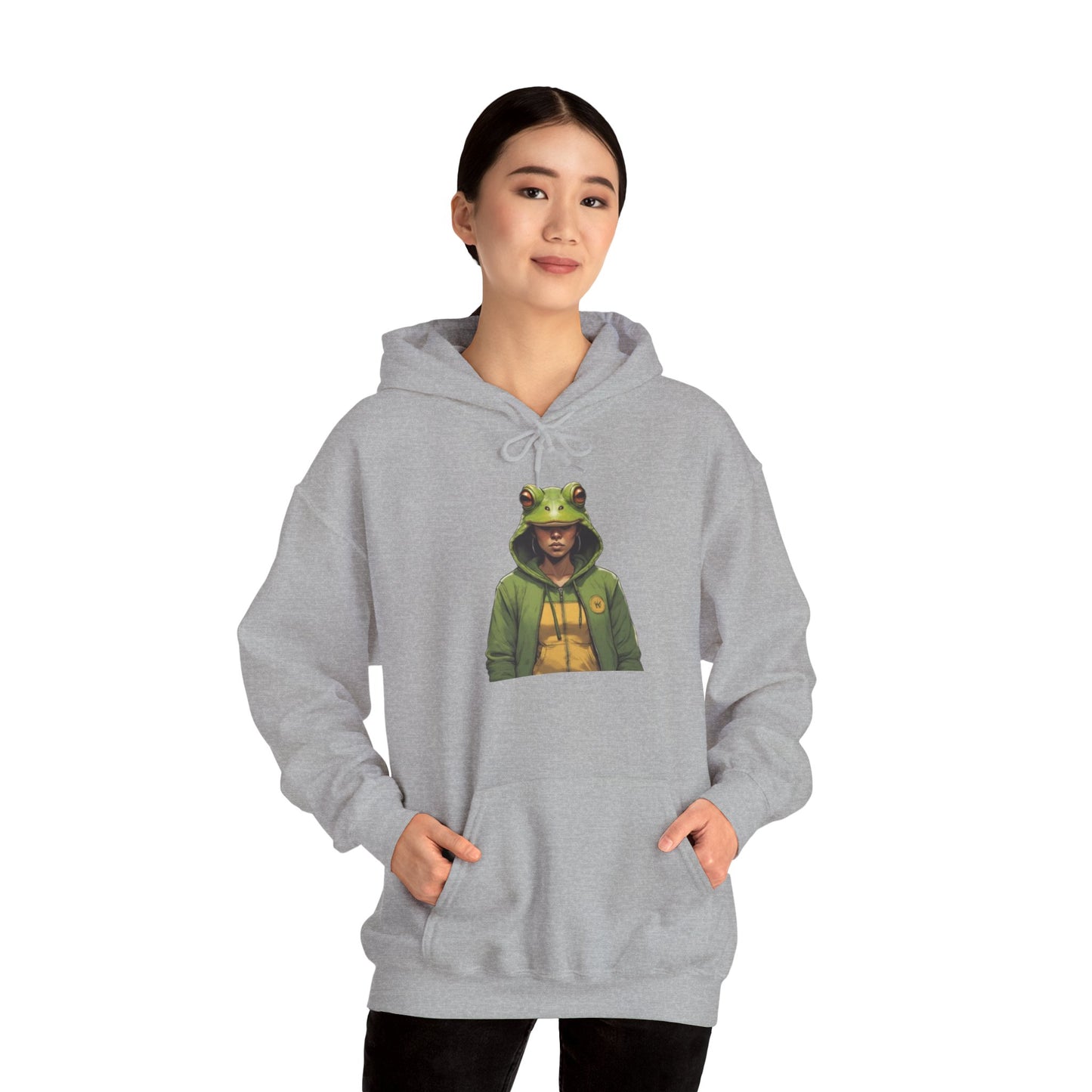 Frog Woman Graphic Hoodie – Unique Statement Streetwear  Just Gigi IFYKYK