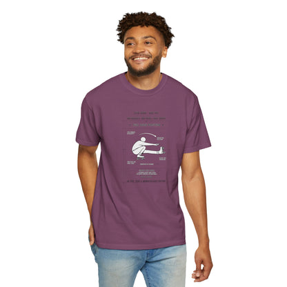 Full Duck Position Blueprint Graphic Tee - Just Gigi IFYKYK