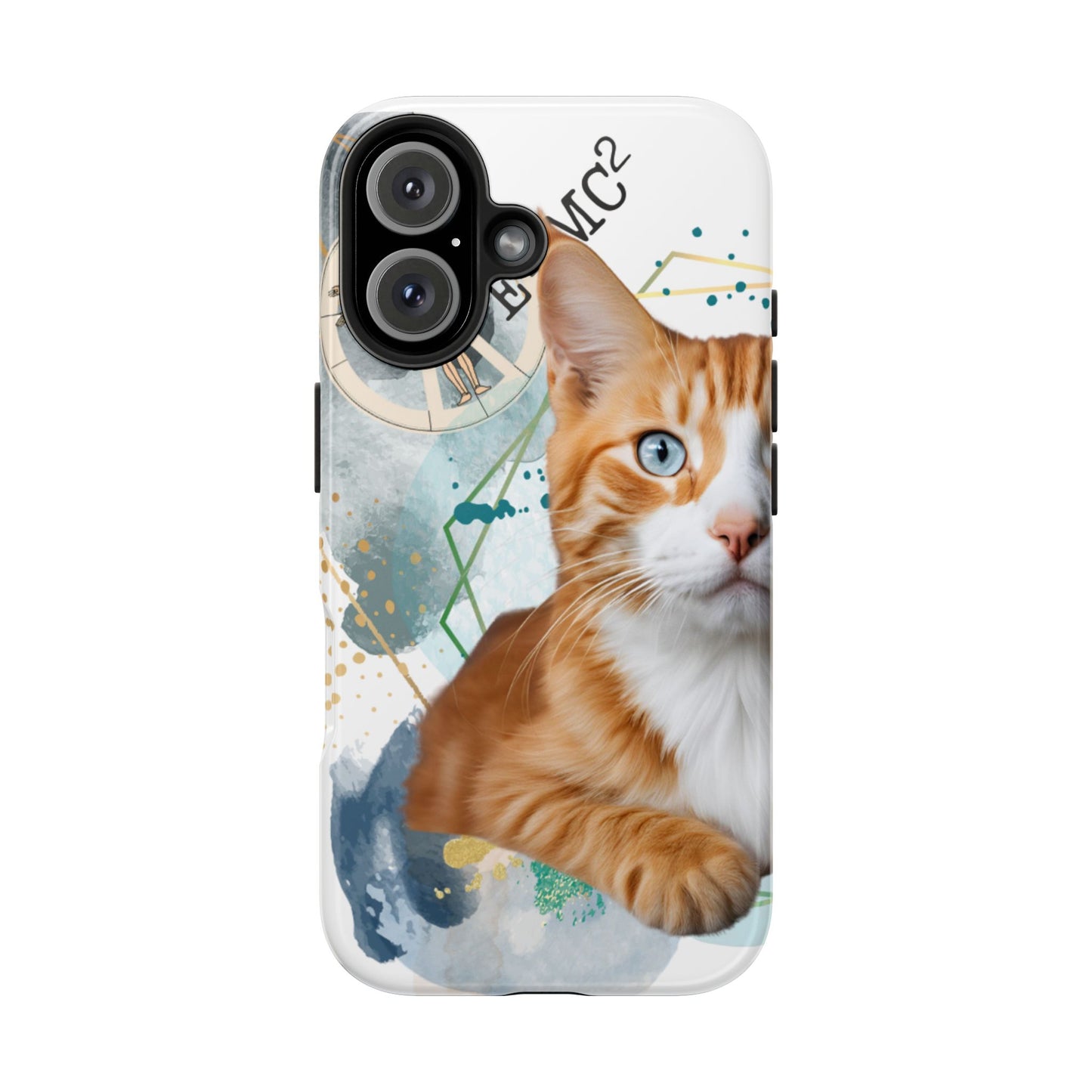 E=MC2 Cat Tough Phone Cases