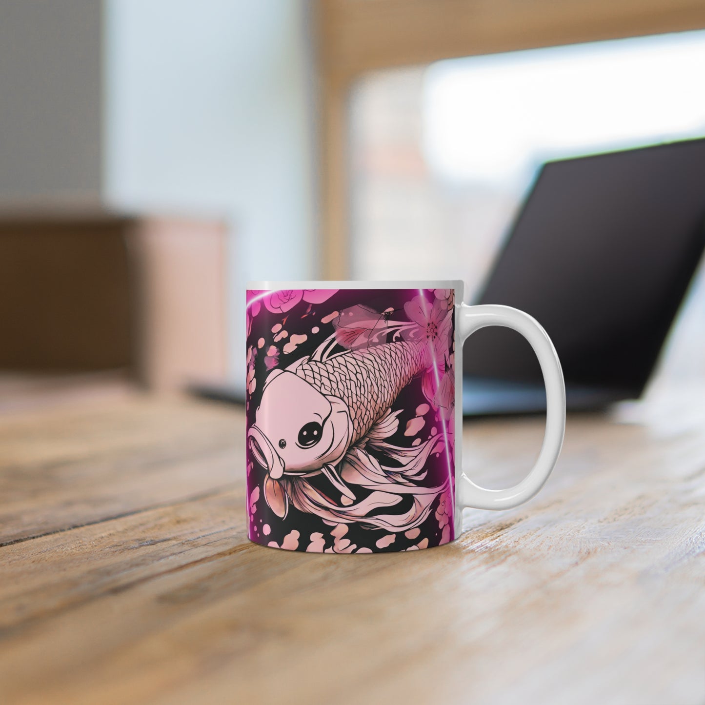 Pink Koi Fish Mug, 11oz Just Gigi IFYKYK