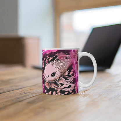 Pink Koi Fish Mug, 11oz Just Gigi IFYKYK