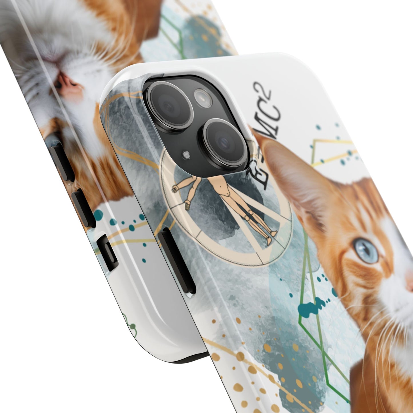 E=MC2 Cat Tough Phone Cases