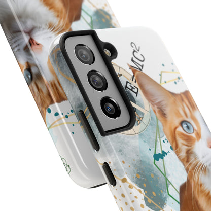 E=MC2 Cat Tough Phone Cases