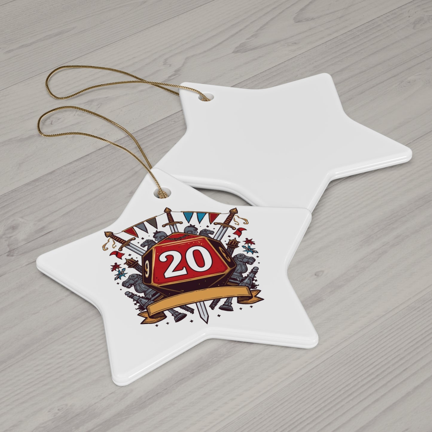 RPG Gamer Ceramic Ornament - Star Shaped - Just Gigi IFYKYK