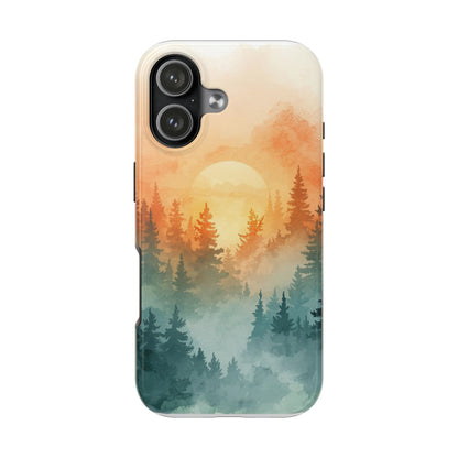 Sunset Forest Mist Tough Phone Case -Just Gigi IFYKYK