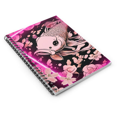 Pink Koi Fish Spiral Notebook -Just Gigi IFYKYK