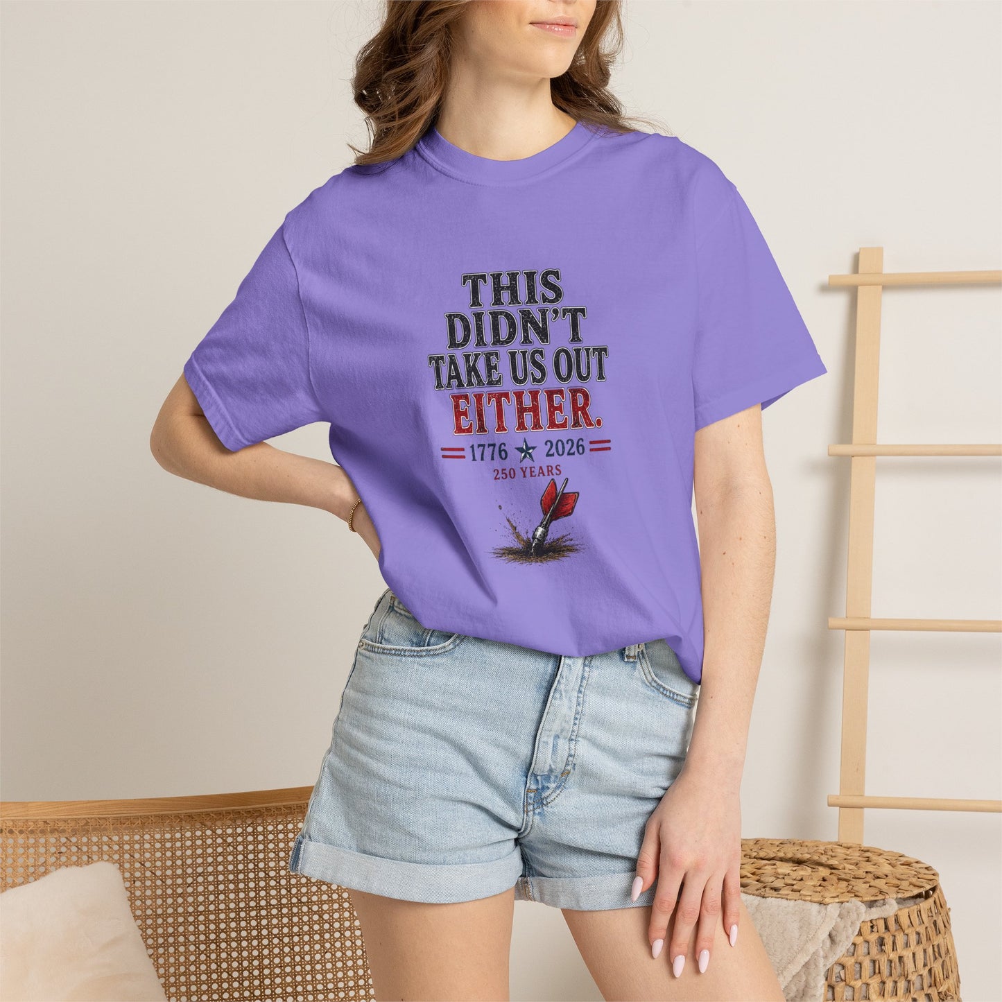 Lawn Dart Patriotic Graphic T-Shirt — 250th Anniversary 1776–2026