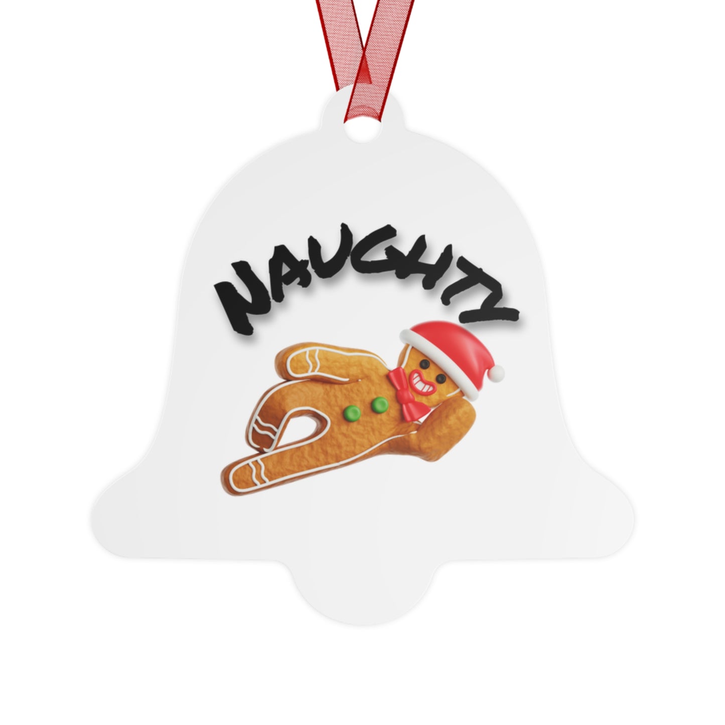 Naughty & Nice Gingerbread Metal Ornaments — Just Gigi IFYKYK