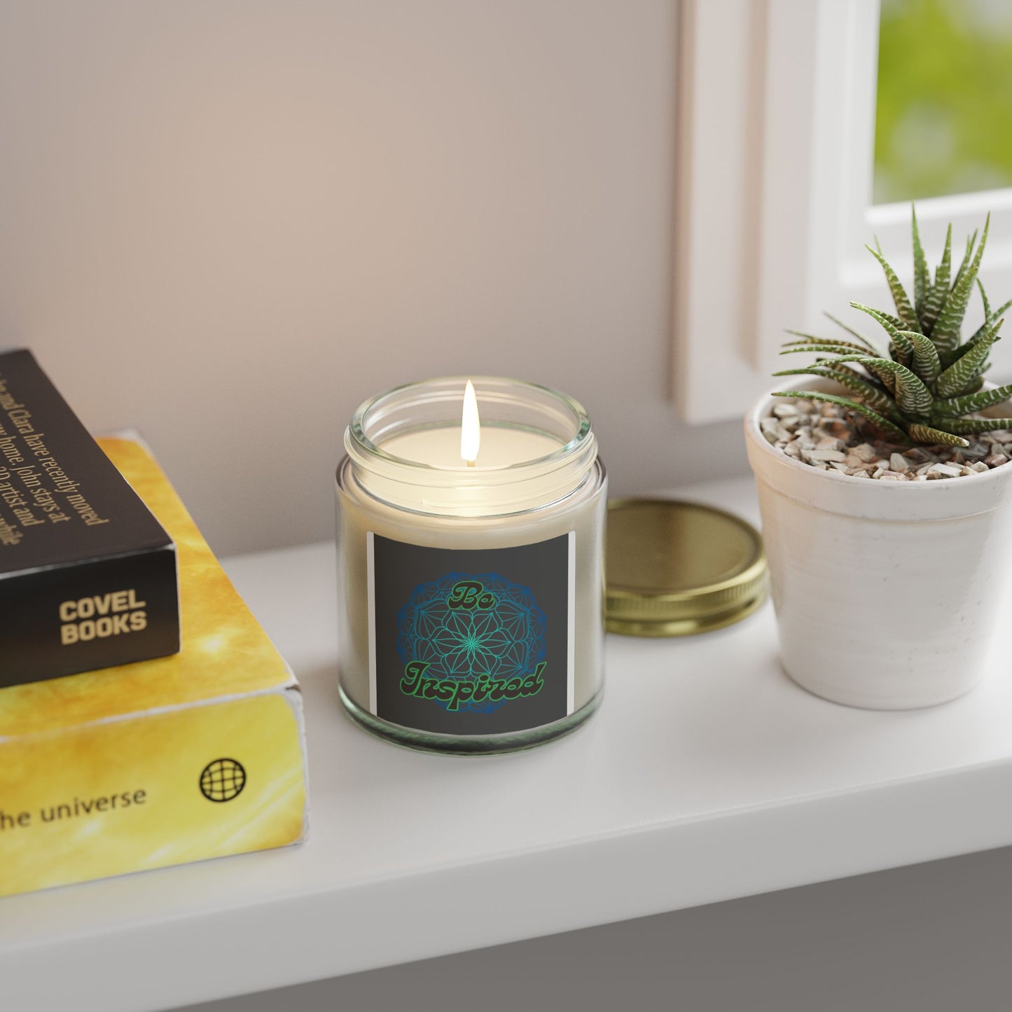 Be Inspired Coconut Apricot  Wax Jar Candle (4oz/9oz) Just Gigi IFYKYK
