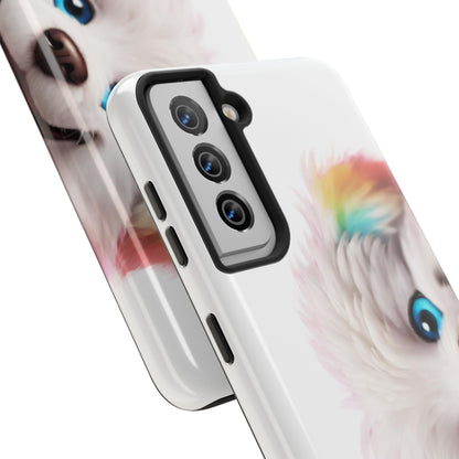 Peeking Doggo design Tough Phone Cases