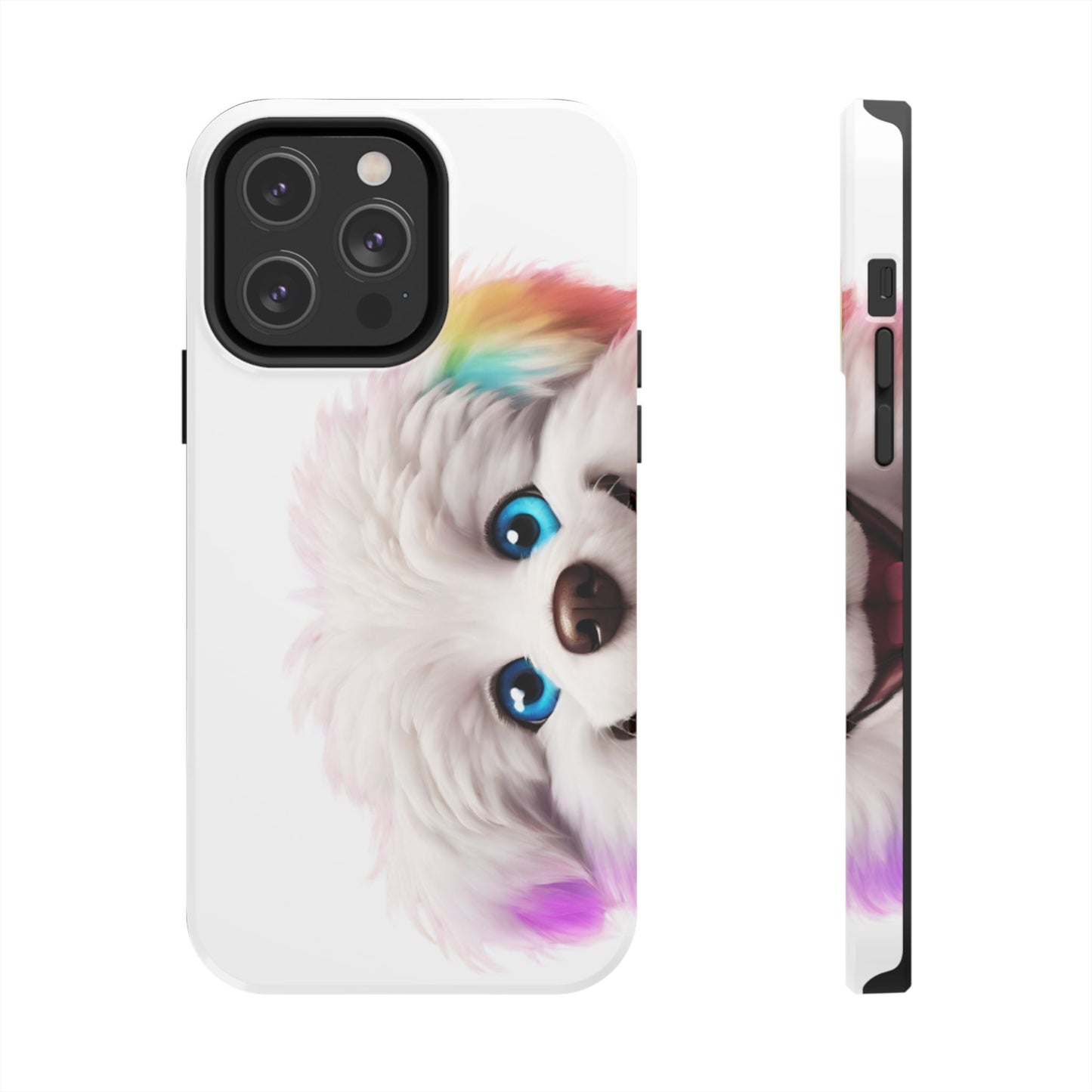 Peeking Doggo design Tough Phone Cases