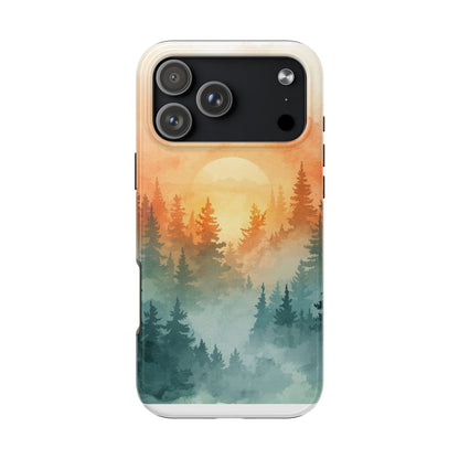 Sunset Forest Mist Tough Phone Case -Just Gigi IFYKYK