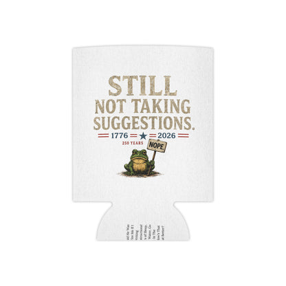 250th Anniversary Patriotic USA Frog Can Koozie