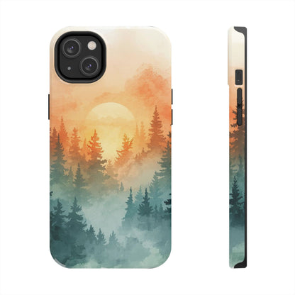 Sunset Forest Mist Tough Phone Case -Just Gigi IFYKYK