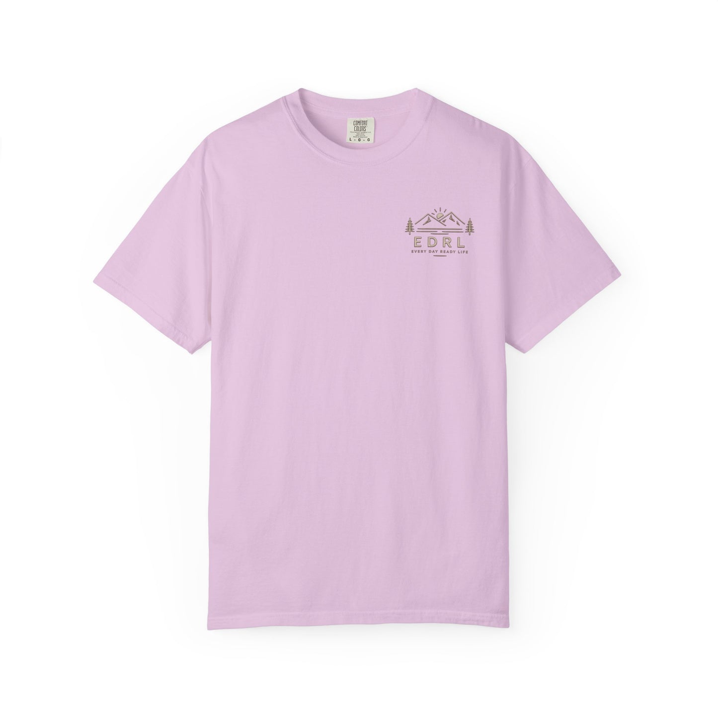 EDRL Mountain Logo T‑Shirt — Minimal Outdoor Crewneck