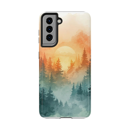 Sunset Forest Mist Tough Phone Case -Just Gigi IFYKYK