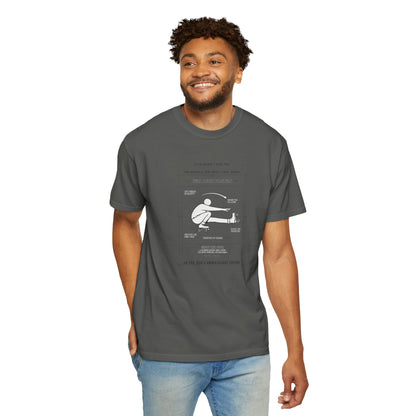 Full Duck Position Blueprint Graphic Tee - Just Gigi IFYKYK