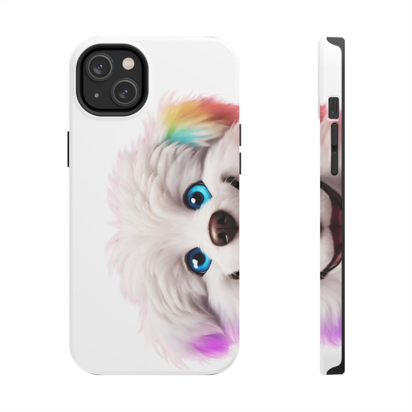Peeking Doggo design Tough Phone Cases