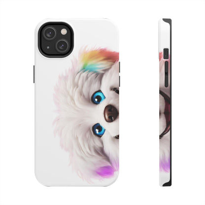 Peeking Doggo design Tough Phone Cases
