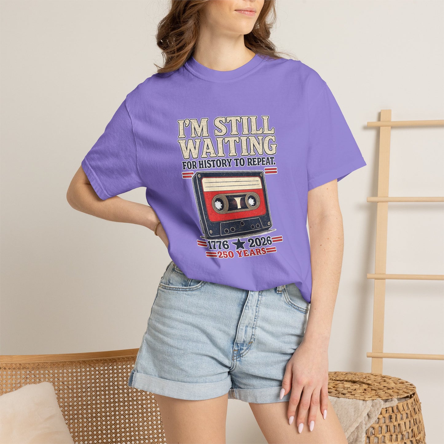 Waiting for History - Vintage Cassette Tee Just Gigi IFYKYK