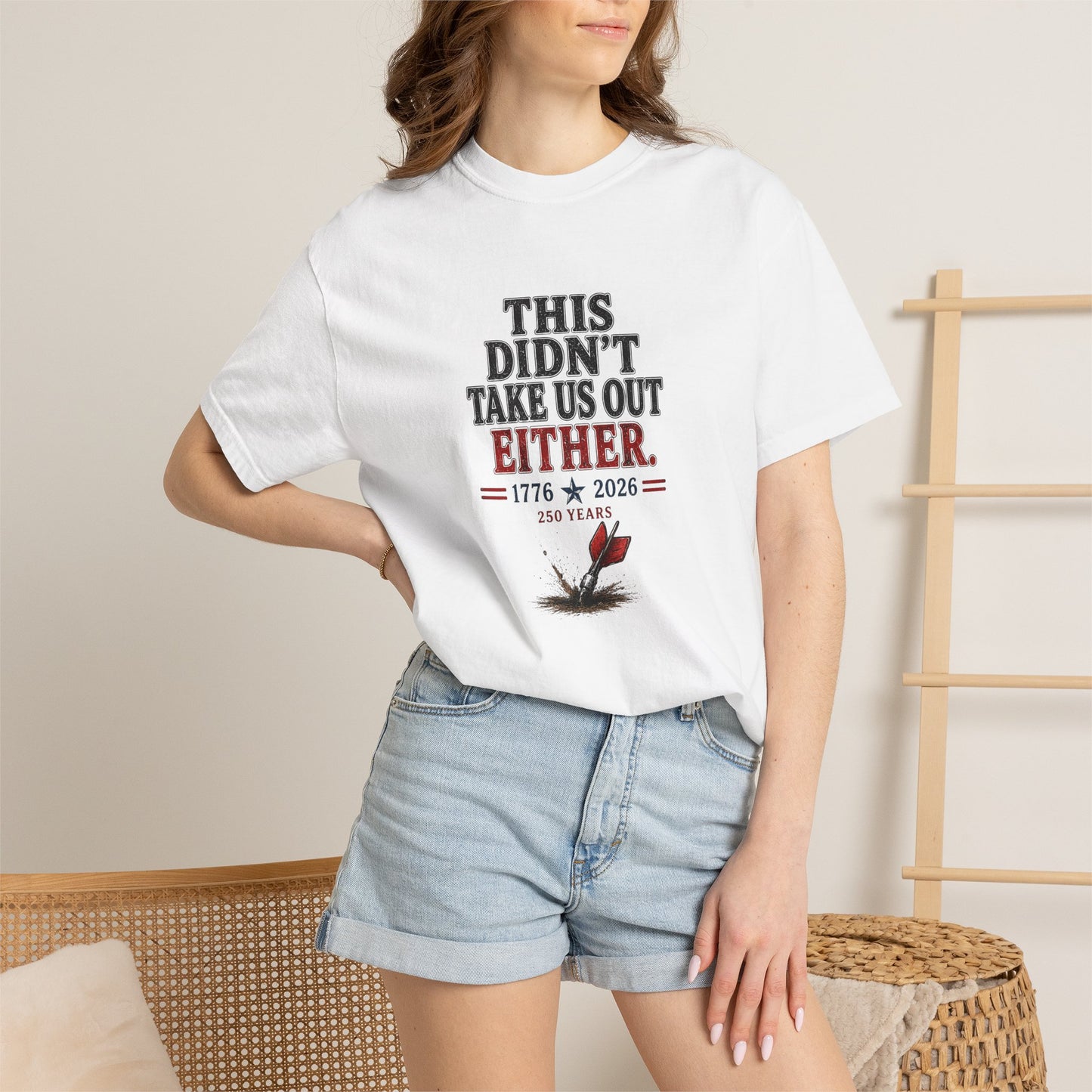Lawn Dart Patriotic Graphic T-Shirt — 250th Anniversary 1776–2026