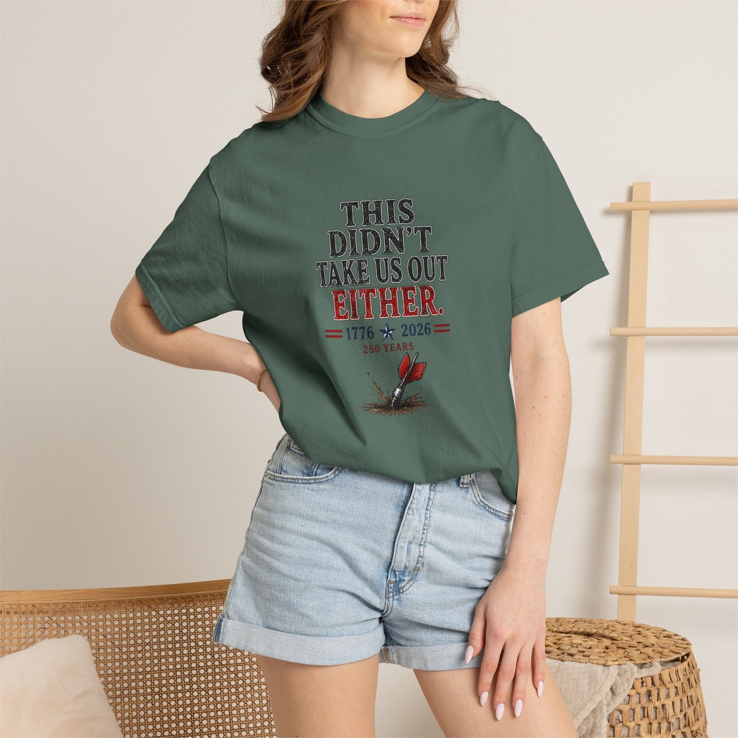 Lawn Dart Patriotic Graphic T-Shirt — 250th Anniversary 1776–2026