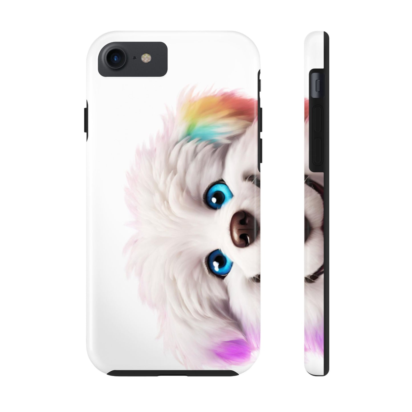 Peeking Doggo design Tough Phone Cases