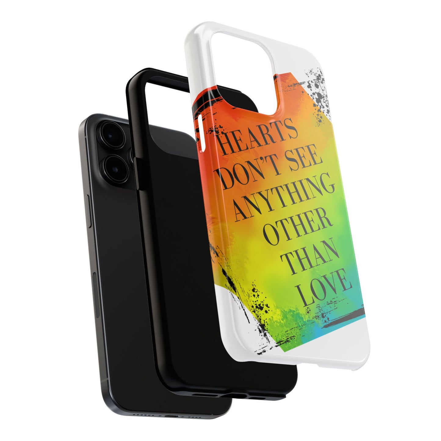 Hearts don't see anything other than love Tough Phone Cases Just Gigi IFYKYK