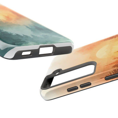 Sunset Forest Mist Tough Phone Case -Just Gigi IFYKYK